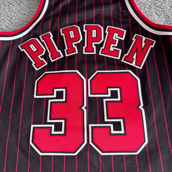 Authentic Mitchell & Ness Scottie Pippen NBA Chicago Bulls 95-96 Jersey 40 M - Picture 4 of 14